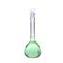 Flask, Volumetric, Serialized and Certified Class A Flasks with Pennyhead Glass Stoppers, Kimble