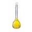 Flask, Volumetric, Class A Wide Mouth Flasks with Glass Stoppers, Kimble