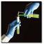 Gloves, Unsupported Latex, Long Cuffs, Blue, Playtex