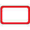 Labels, Pre-cut Label, Red Border, Shamrock