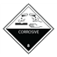 Labels, Identification Label, Warning, D.O.T. Corrosive, Shamrock