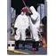 Coveralls, Tyvek&#174;, Zipper Front, Attached Hood, Elastic Wrists and Ankles, Kappler