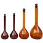 Flasks, Volumetric Flask, Class A, Glass Stopper, Amber