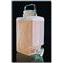 NALGENE&amp;reg; 2327 Fluorinated Rectangular Carboys with Spigot, fluorinated high-density polyethylene; Tefzel spigot; fluorinated white polypropylene screw closure
