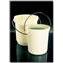 NALGENE&amp;reg; 7012 Buckets, white polypropylene; nylon-coated wire bail.