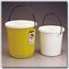 NALGENE&amp;reg; 7102 Air-Tight Pails, white or yellow low-density polyethylene; nylon coated wire bail